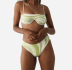 print sling backless wrap chest bikini two-piece set NSCSY131843