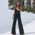 v neck sleeveless high waist wide-leg solid color vest and pant set NSSQS131880