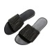rhinestones non-slip one-word belt flat slippers NSYBJ131933