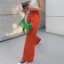 high-waist wide-leg loose solid color trousers NSSQS132010