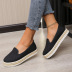 thick-soled hemp rope casual Shallow mouth flat shoes NSCRX132125