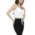 drawstring slim sling backless solid color vest NSSFN132133