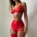 sling wrap chest backless high waist underwear suit NSWY132208