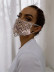 máscara bucal de gancho de pedrería de metal de moda NSYML132262