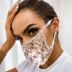 metal rhinestone jewelry earhook solid color mouth mask NSYML132264
