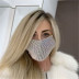 earhook Rhinestone breathable flash drill mouth mask NSYML132269