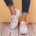 fly-woven light and comfortable flat tie-dye mesh sports shoes NSJJX132275