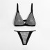 hot drill sling backless high waist bikini two-piece set NSYML132485