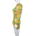 Round Neck long sleeve slim snake print Dress NSKKB129592