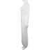 feather decoration tube top slit slim solid color dress NSKKB129593