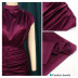 high waist short sleeve slit tight long solid color dress NSKNE129683