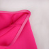 V neck bow high waist long sleeve off-shoulder slim solid color prom dres NSKNE129698