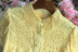 Vestido hueco de manga corta con solapa jacquard de color liso con pecho NSYXG132583
