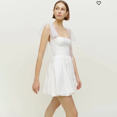 Sling Low-cut Backless A-line Solid Color Dress NSXDX132600
