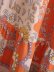 vestido floral de longitud media con cordones y espalda descubierta NSAM132602