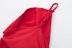 bow suspender low-cut backless slim solid color dress NSAM132604