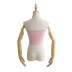 double-layer tube top bow slim Solid color vest NSXDX132714