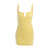 backless sling wrap chest slim short dress NSFH132760