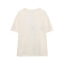 Abstract Embroidered Round Neck Short Sleeve loose T-Shirt NSLQS129896