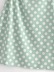 lantern sleeve slim single-shoulder hollow polka dot print dress NSLQS129919