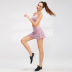 high-elastic high waist slim solid color yoga culottes-Multicolor NSFH130011