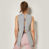 sleeveless hollow high-elastic loose solid color yoga vest NSFH130014
