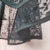falda de tubo de cola de pez de encaje de cintura alta de color sólido NSKNE130088