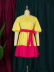 vestido de falda grande suelto con cordones de manga corta de color sólido NSKNE130090