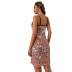 suspender backless slim floral nighdress-Can be worn outside NSWFC130340