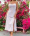 high waist slit sling low-cut backless floral dress NSYXB132818