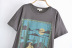 print loose round neck short-sleeved T-shirt NSAM132860