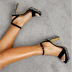 high-heel waterproof platform rhinestone one word belt sandals NSSO132870