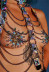 chaleco de anillos de cuello colgante de cadena hueca láser NSYML133602