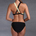 sling wrap chest backless color matching bikini two-piece set NSLRS133654