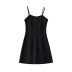 Sling A-line Slim backless Solid Color Dress NSXDX133700