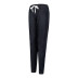 elastic waist lace-up slim high waist jeans NSWL133717