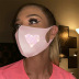 dust-proof heart-shaped flash drill breathable cotton earhook mouth mask NSYML132939