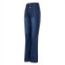 high waist elastic slim flared jeans NSWL133024
