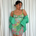 print sling backless low-cut slim high waist dress NSWWW133905