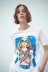Girl Printed Short Sleeve round neck casual T-Shirt NSAM133997