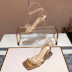 rhinestones one-word belt square toe high-heeled sandals NSHYR134067