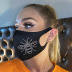 bee pattern flash drill breathable cotton mouth mask NSYML133172