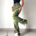 embroidery raw edge washed high waist straight flared jeans NSSSN133184