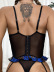 embroidery wrap chest backless sling color matching perspective underwear set NSRBL133433