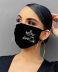 dustproof fashion flash drill breathable earhook cotton mouth mask-Multicolor NSYML133468