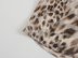 Top holgado de manga larga con cuello en V y estampado de leopardo en el pecho NSAM134643