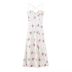 sling low-cut backless tight slit floral dress NSSFN134657