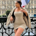 tube top slim backless high waist solid color dress NSHTL134794