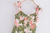 Sling slim backless low-cut flower print Dress NSAM134881