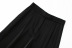 pantalones anchos de talle alto en raso de seda de color liso NSAM134889